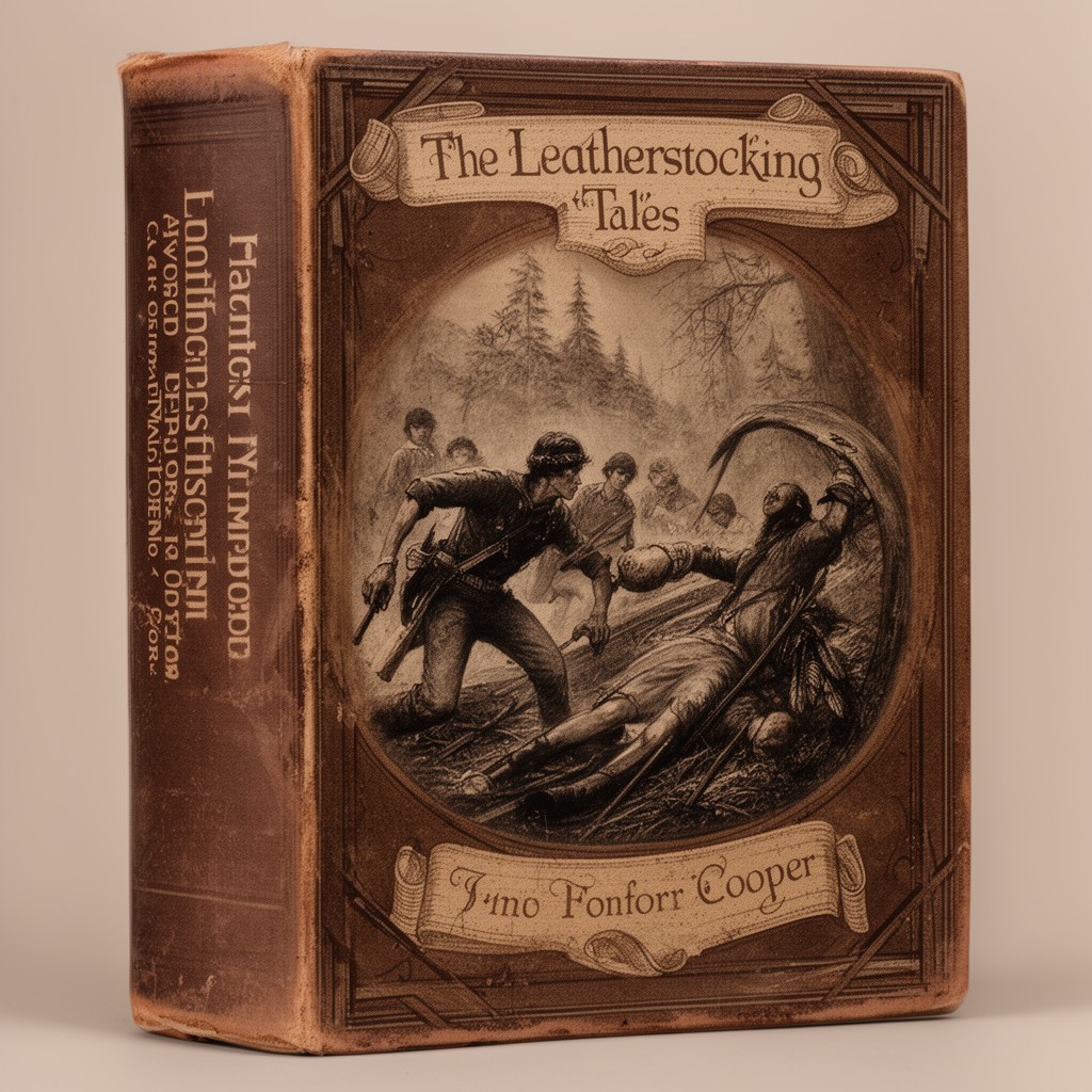 AI-generated illustration of The Leatherstocking Tales