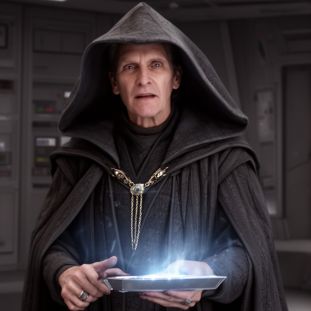 AI-generated illustration of Emperor Palpatine