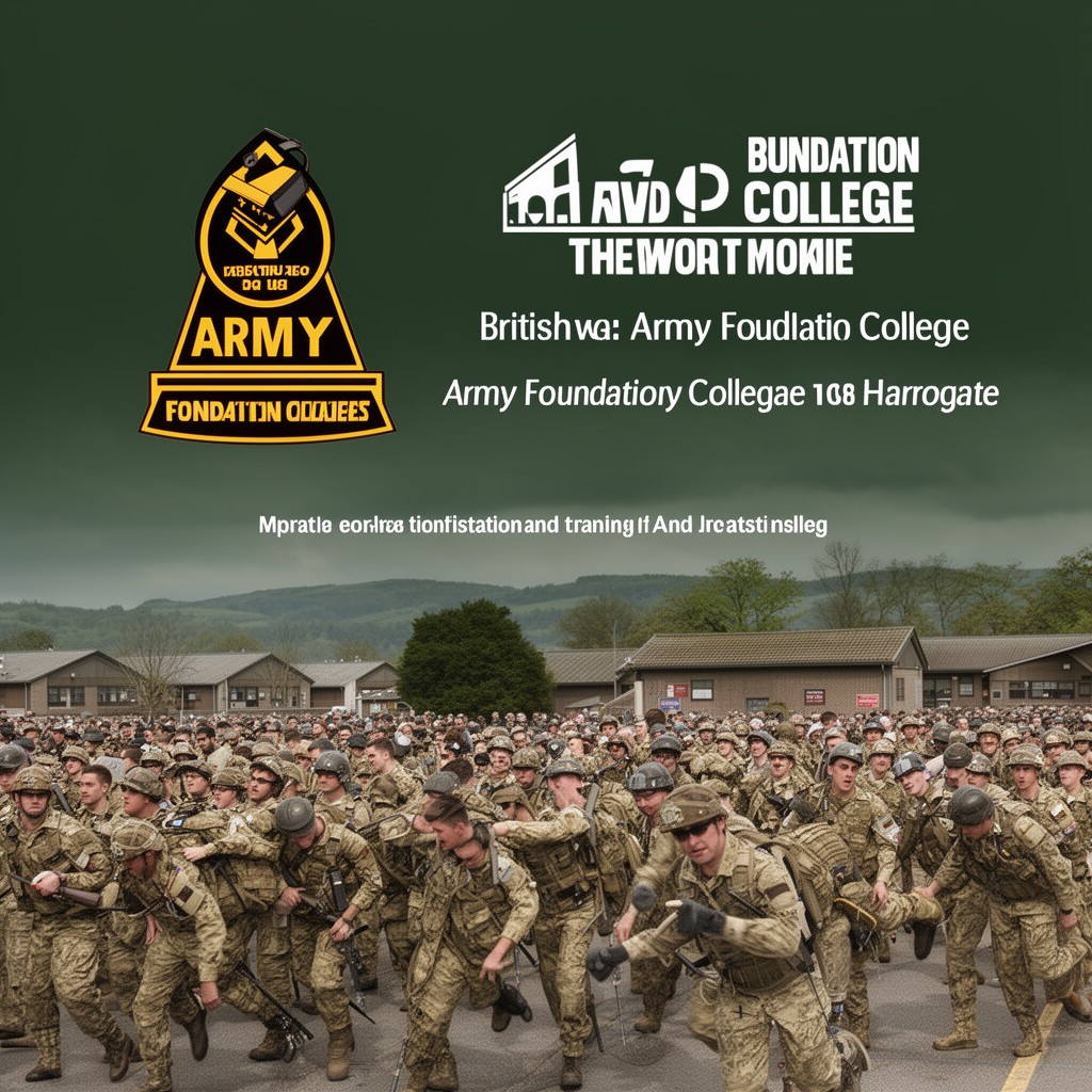 AI-generated illustration of Army Foundation College Harrogate