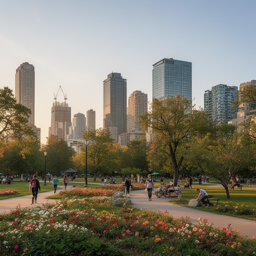 AI-generated illustration of City of Toronto Parks, Forestry and Recreation Division