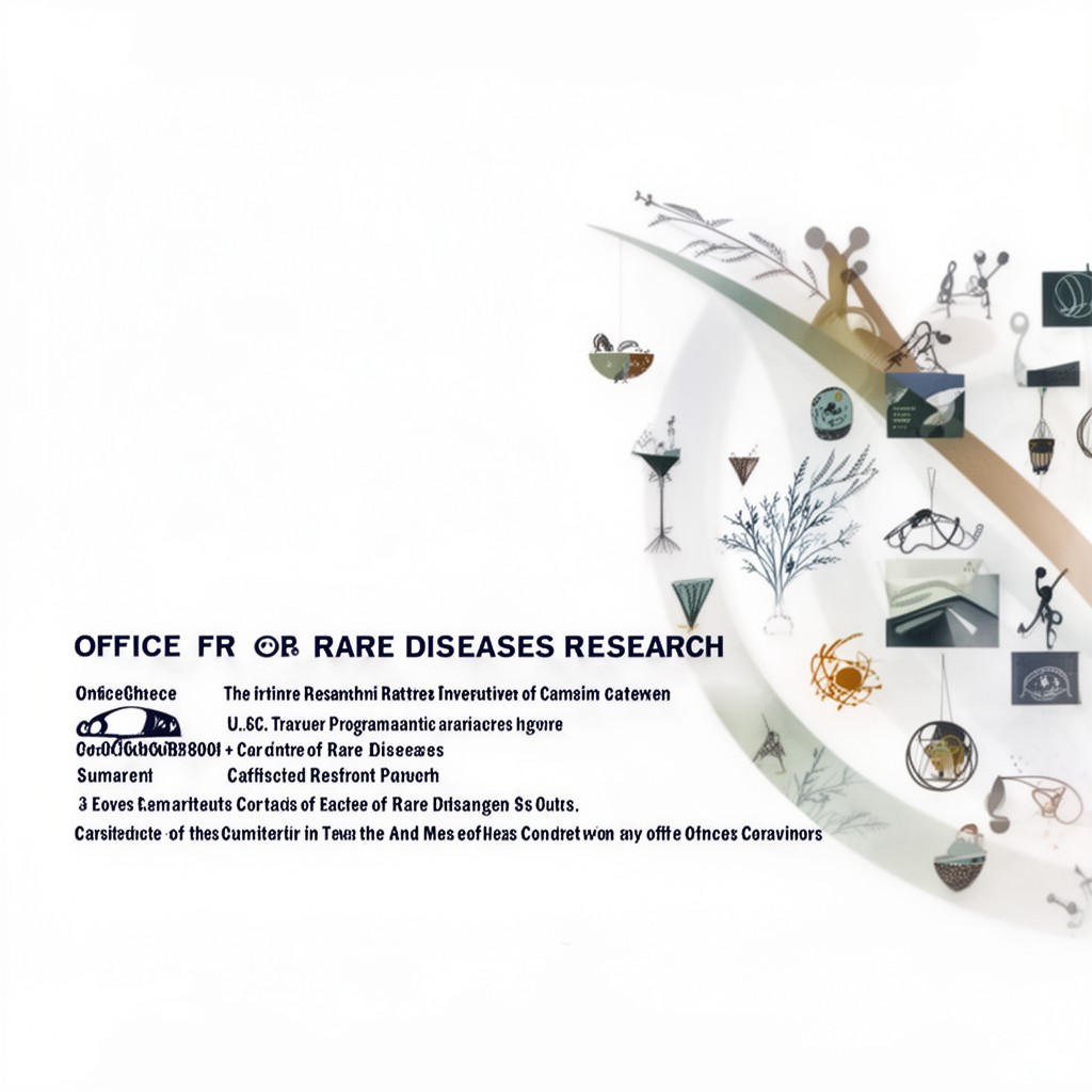 AI-generated illustration of Office of Rare Diseases Research