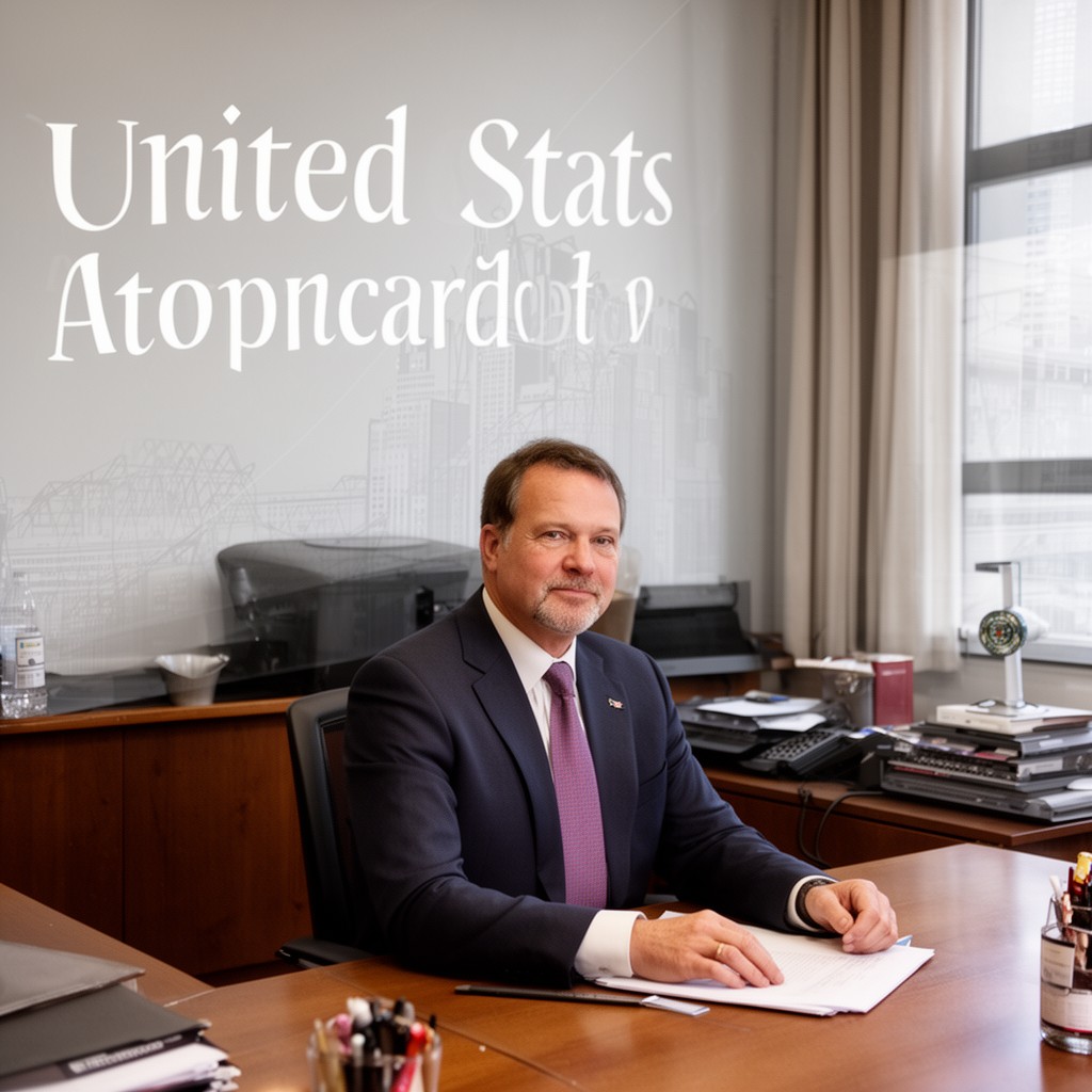 AI-generated illustration of United States Attorney for the Northern District of Illinois