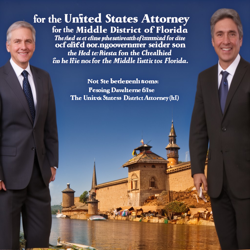AI-generated illustration of United States Attorney for the Middle District of Florida