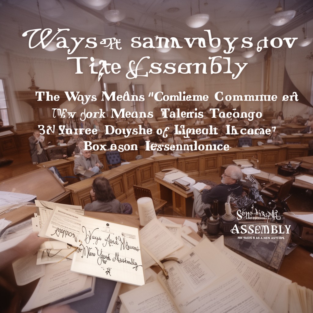 AI-generated illustration of Ways and Means Committee (New York State Assembly)