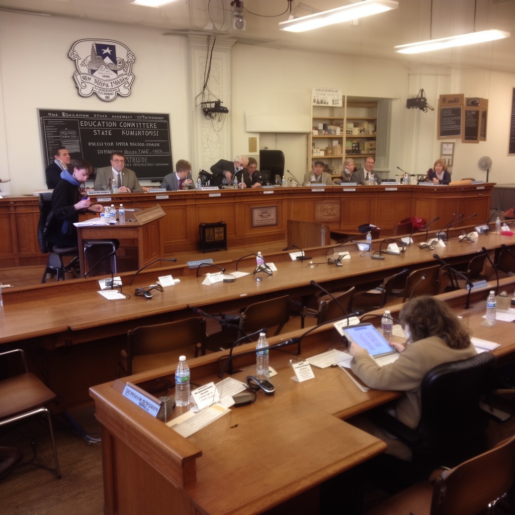 AI-generated illustration of Education Committee (New York State Assembly)