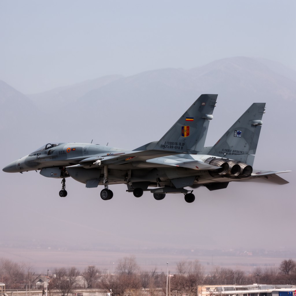 AI-generated illustration of Romanian Air Force