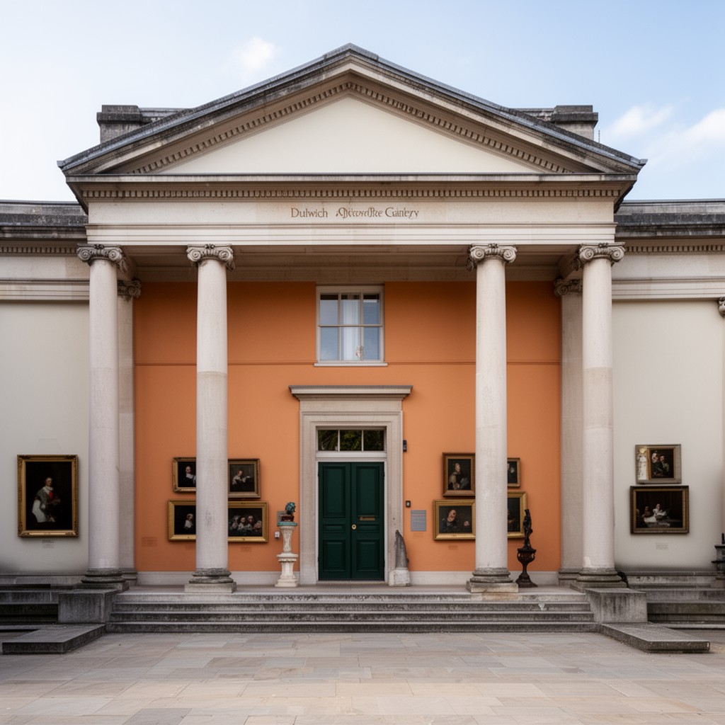 AI-generated illustration of Dulwich Picture Gallery