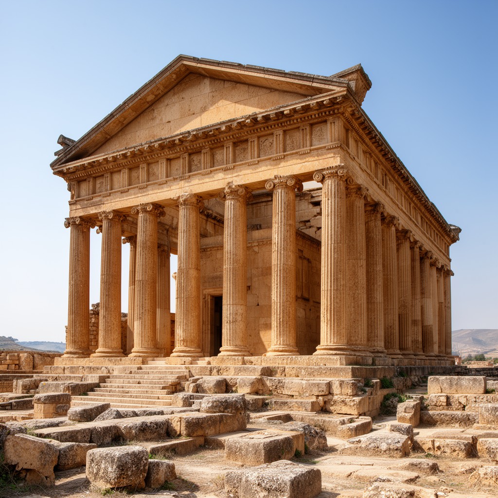 AI-generated illustration of Temple of Juno Caelestis