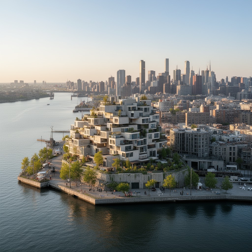 AI-generated illustration of Cité du Havre