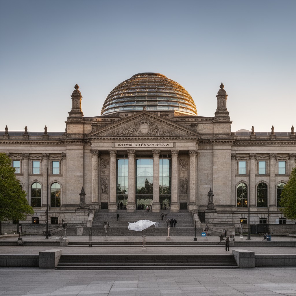 AI-generated illustration of Bundestag