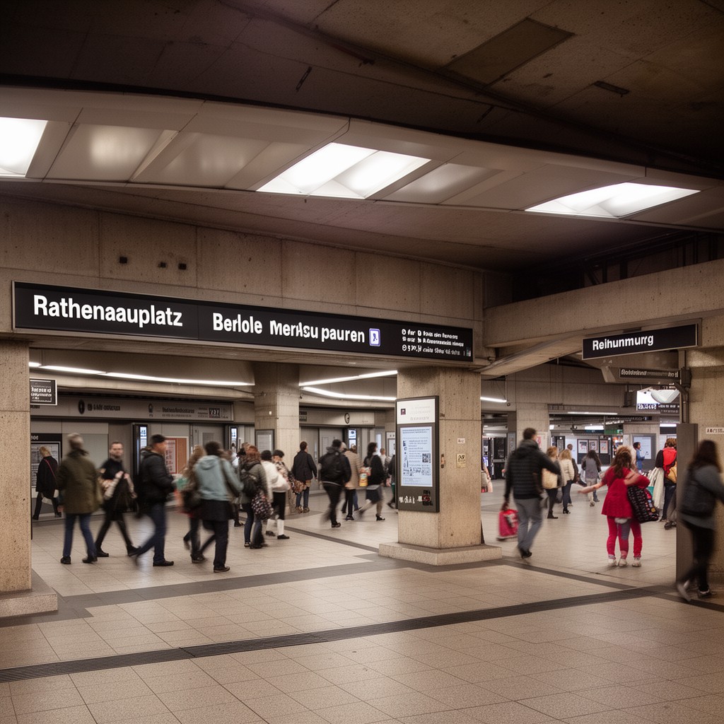 AI-generated illustration of Rathenauplatz