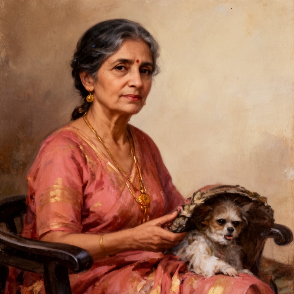 AI-generated illustration of Gulab Devi