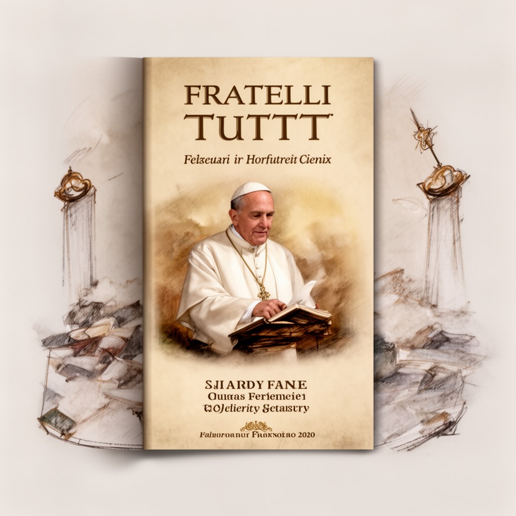 AI-generated illustration of Fratelli tutti