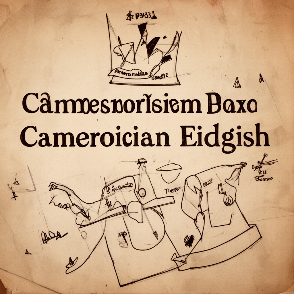 AI-generated illustration of Cameroonian Pidgin English