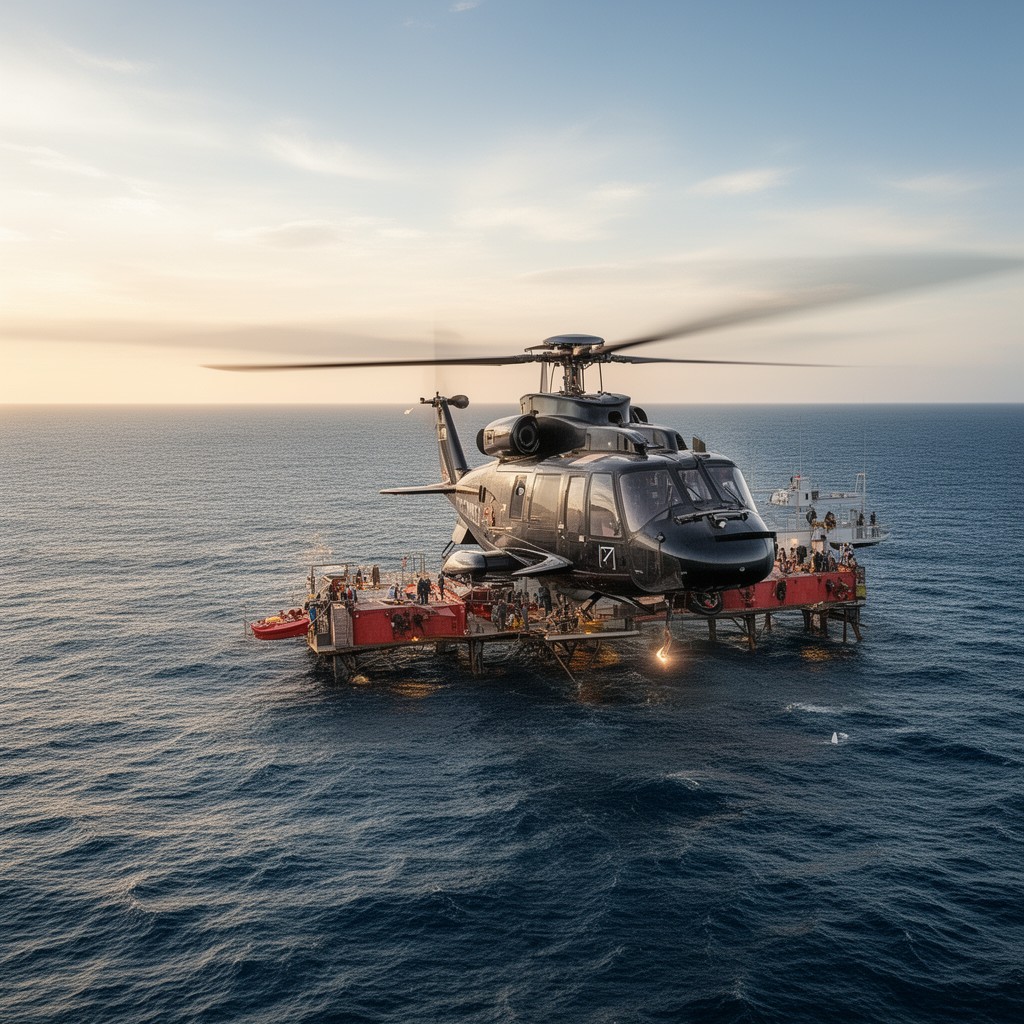 AI-generated illustration of Sikorsky S-76