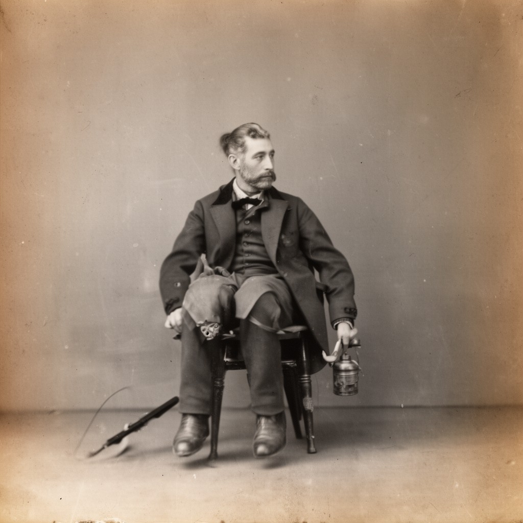 AI-generated illustration of George Ellis