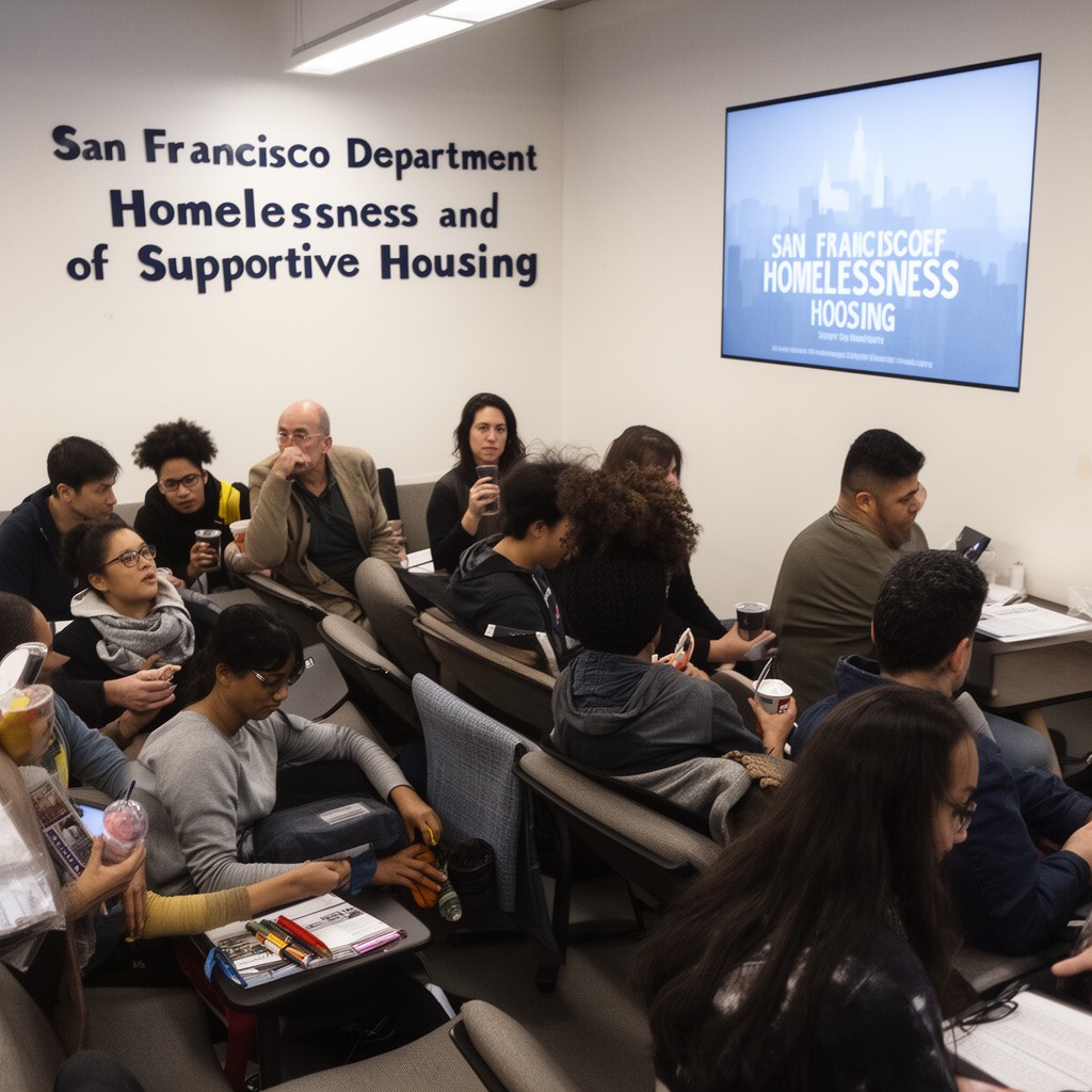 AI-generated illustration of San Francisco Department of Homelessness and Supportive Housing