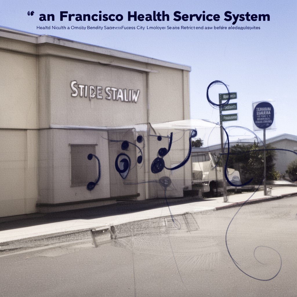 AI-generated illustration of San Francisco Health Service System
