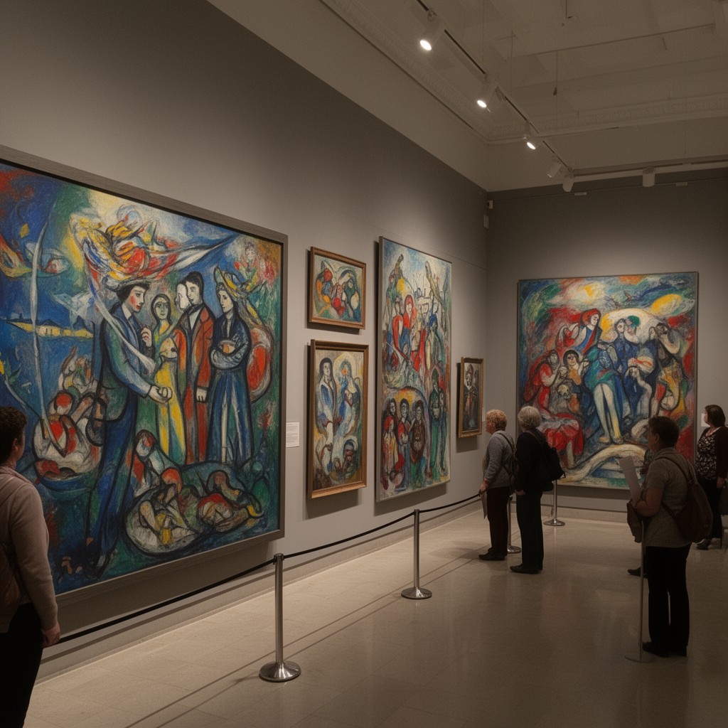 AI-generated illustration of Marc Chagall Museum