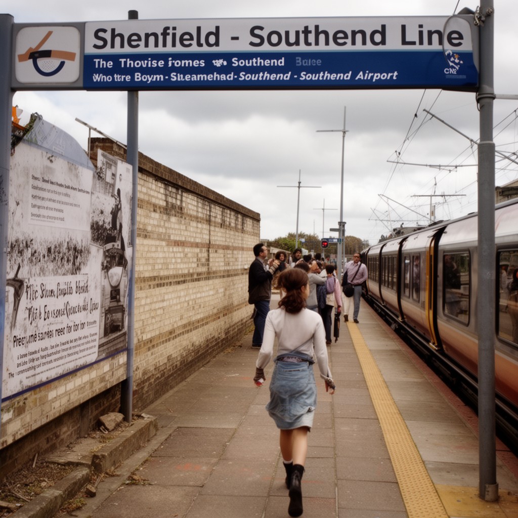 AI-generated illustration of Shenfield–Southend Line