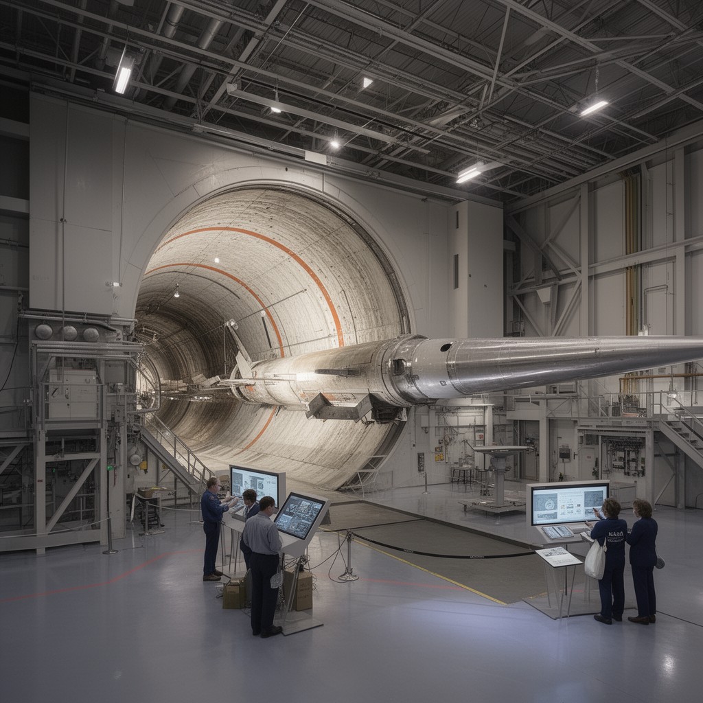 AI-generated illustration of National Transonic Facility