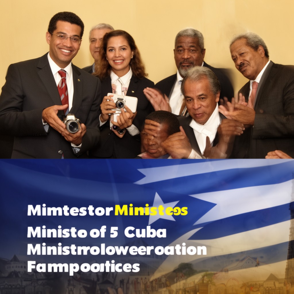 AI-generated illustration of Ministers of Cuba