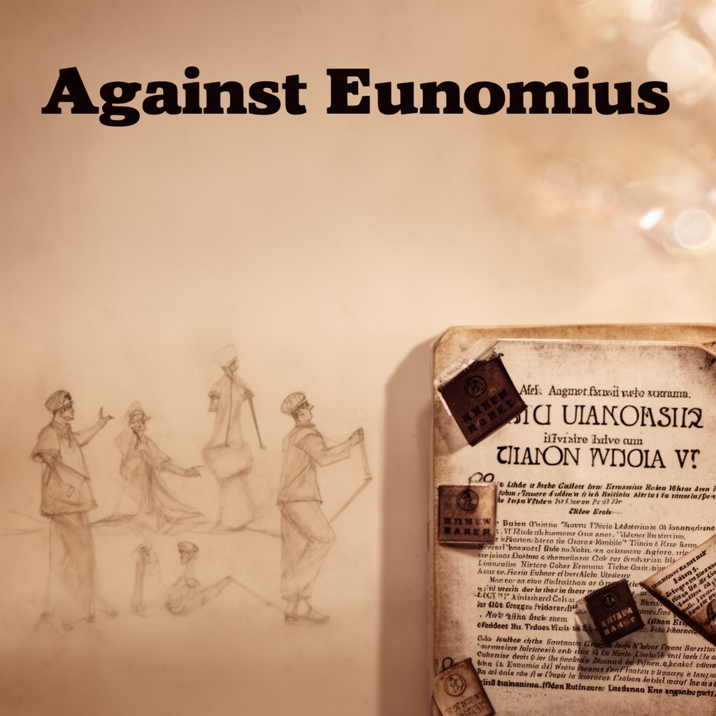 AI-generated illustration of Against Eunomius