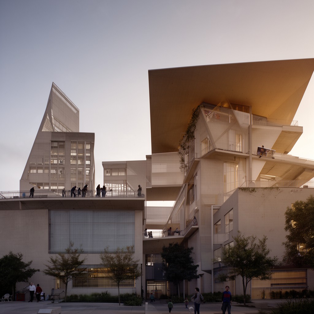 AI-generated illustration of School of Architecture
