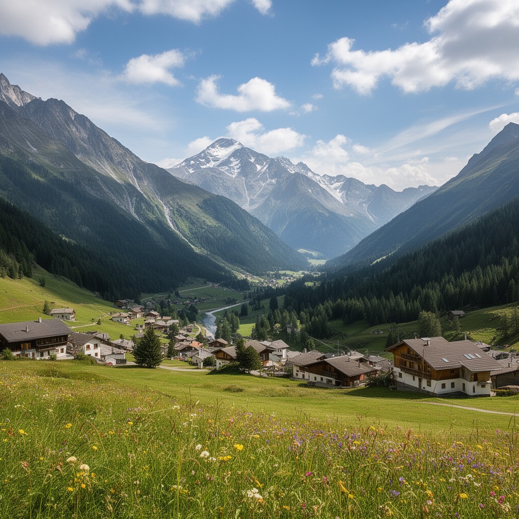 AI-generated illustration of Stubaital