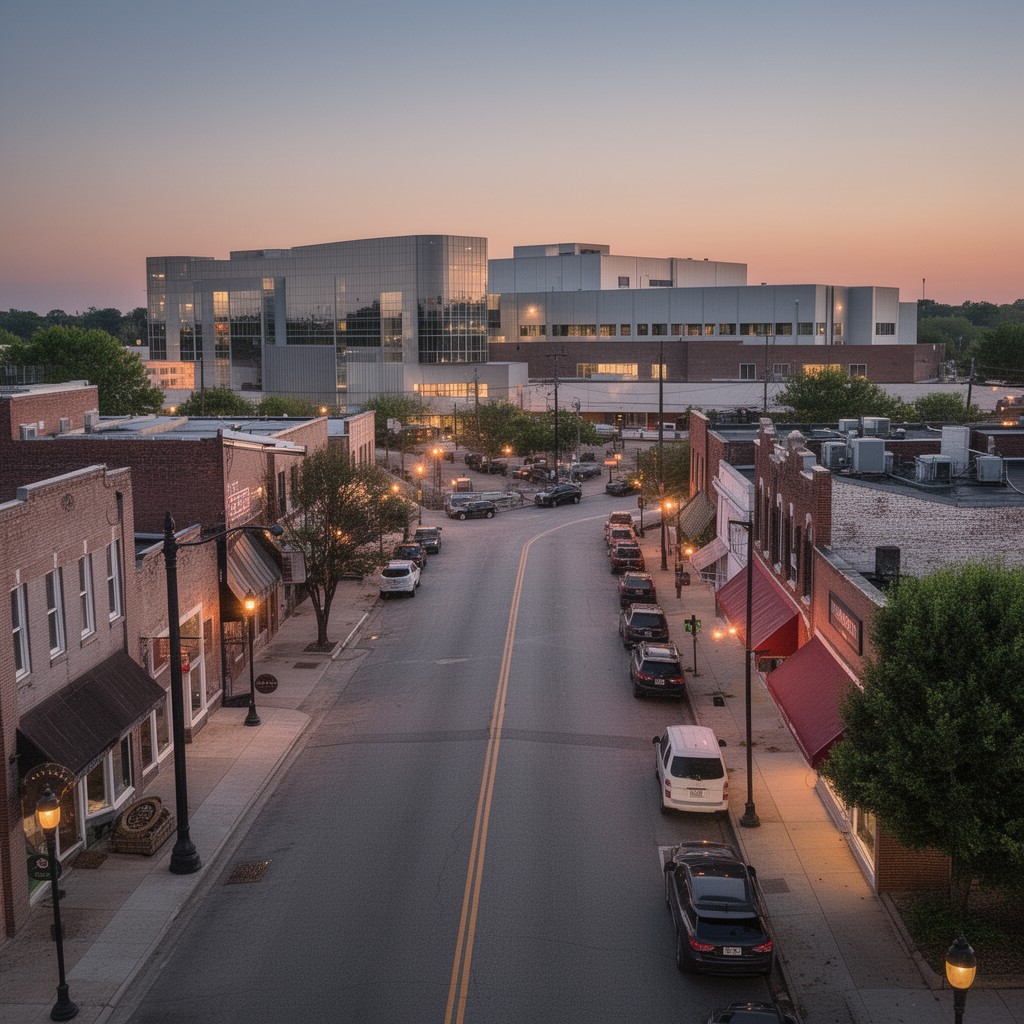 AI-generated illustration of Canton, Mississippi, United States