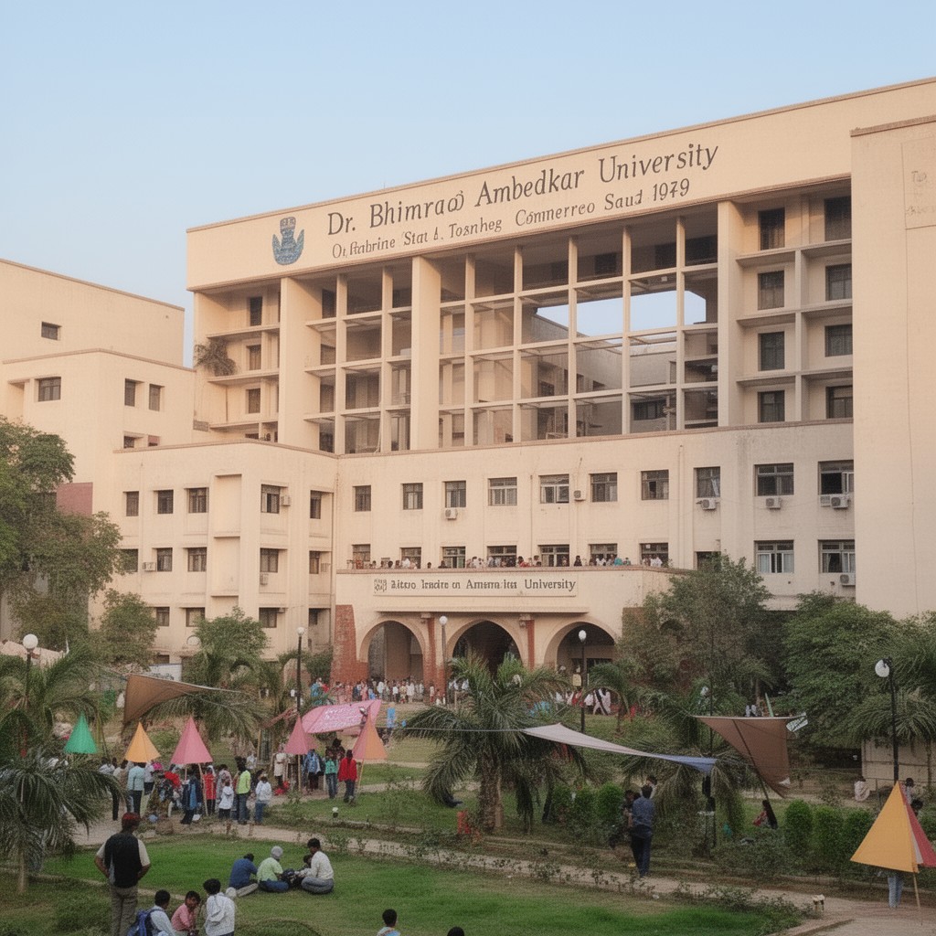 AI-generated illustration of Dr. Bhimrao Ambedkar University