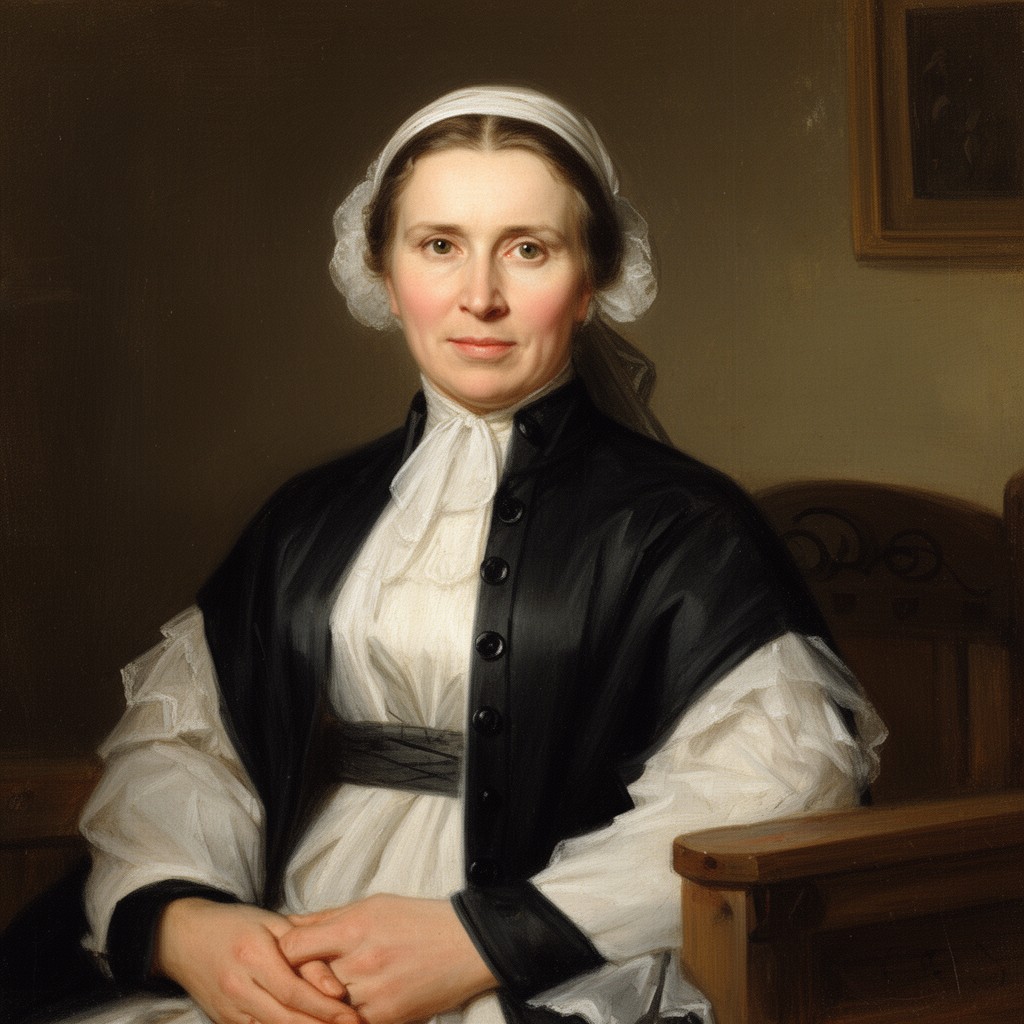 AI-generated illustration of Elizabeth Fry