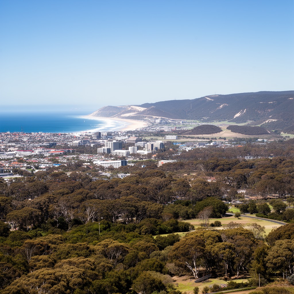 AI-generated illustration of southeastern Australia