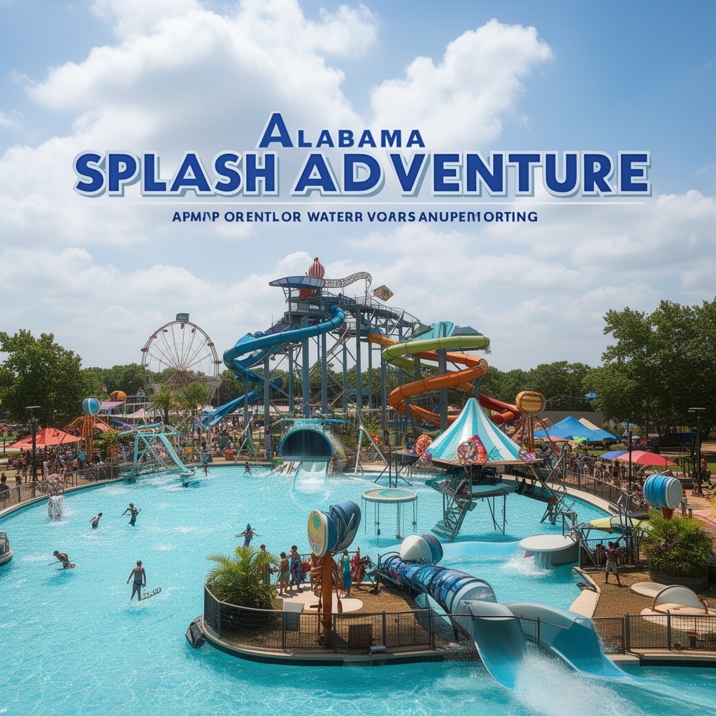 AI-generated illustration of Alabama Splash Adventure