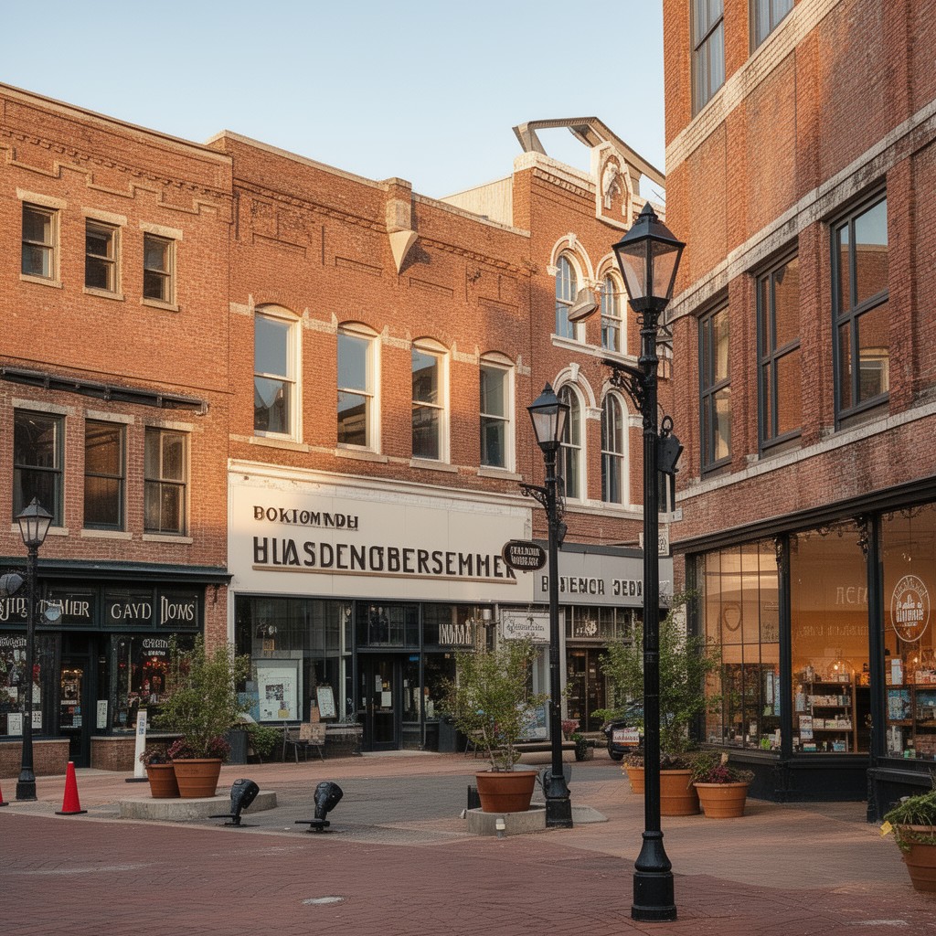 AI-generated illustration of Downtown Bessemer Historic District