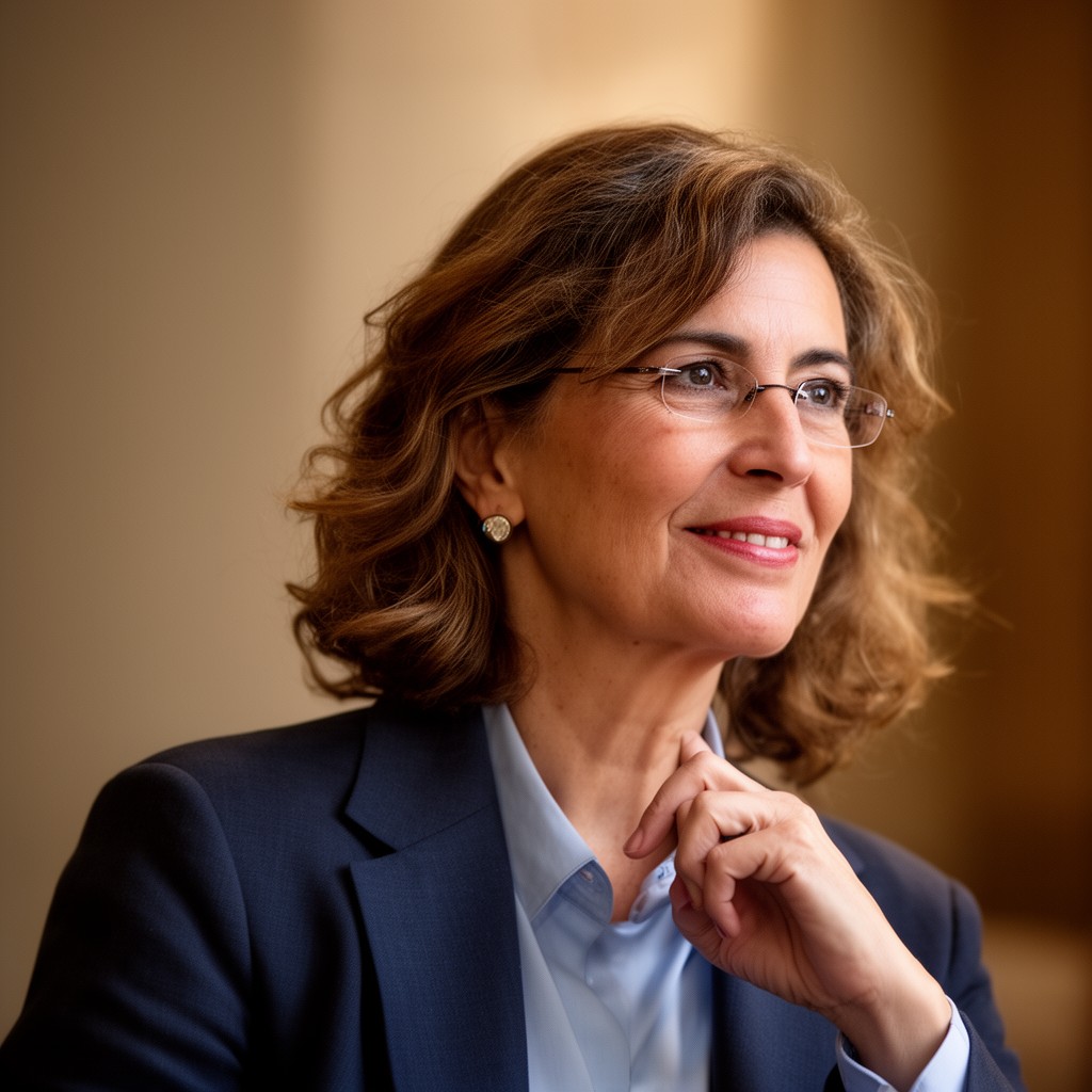 AI-generated illustration of Seyla Benhabib