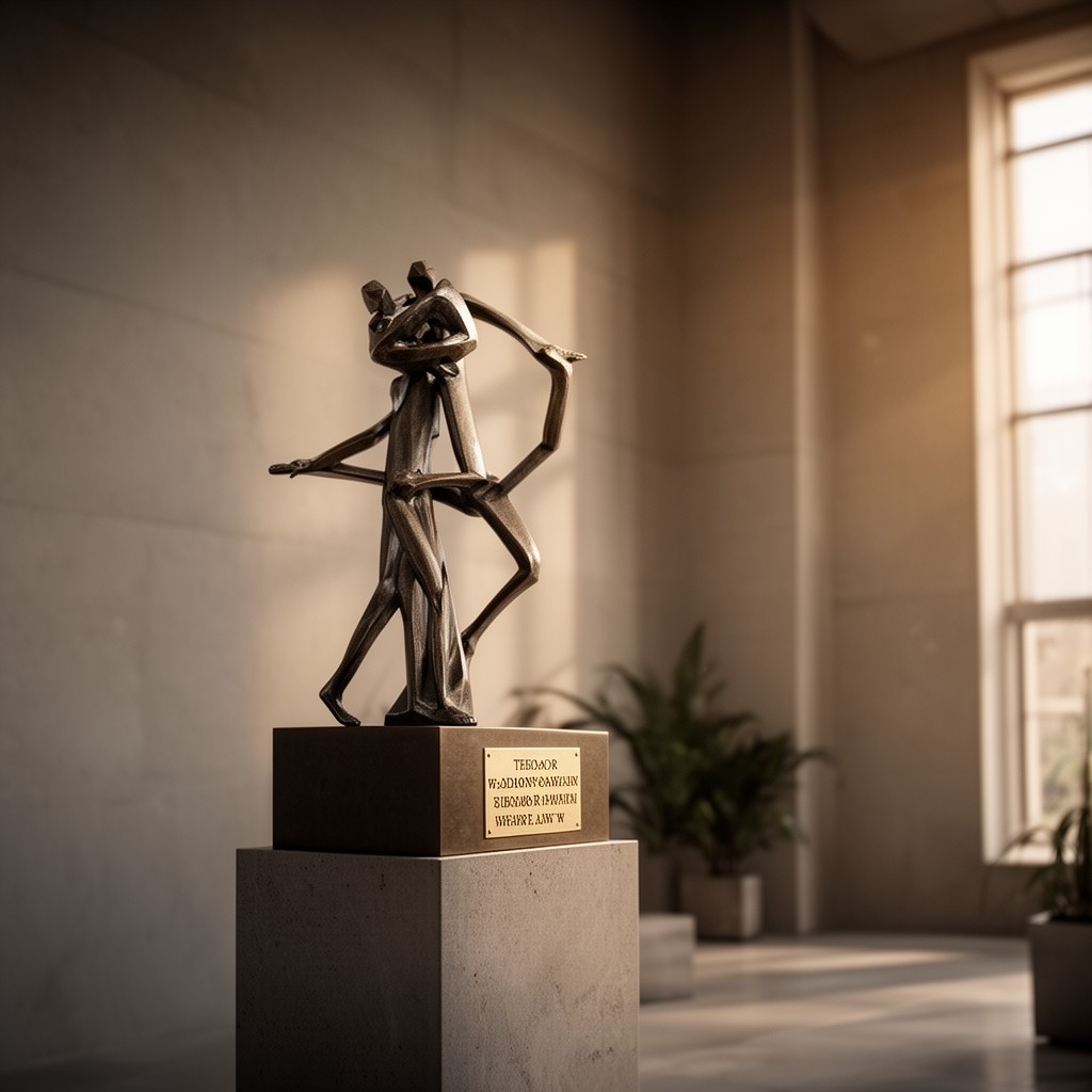 AI-generated illustration of Theodor W. Adorno Award