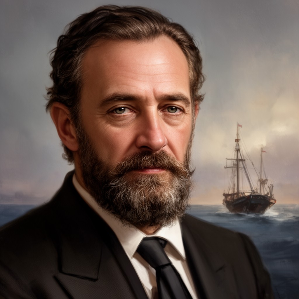 AI-generated illustration of Melville