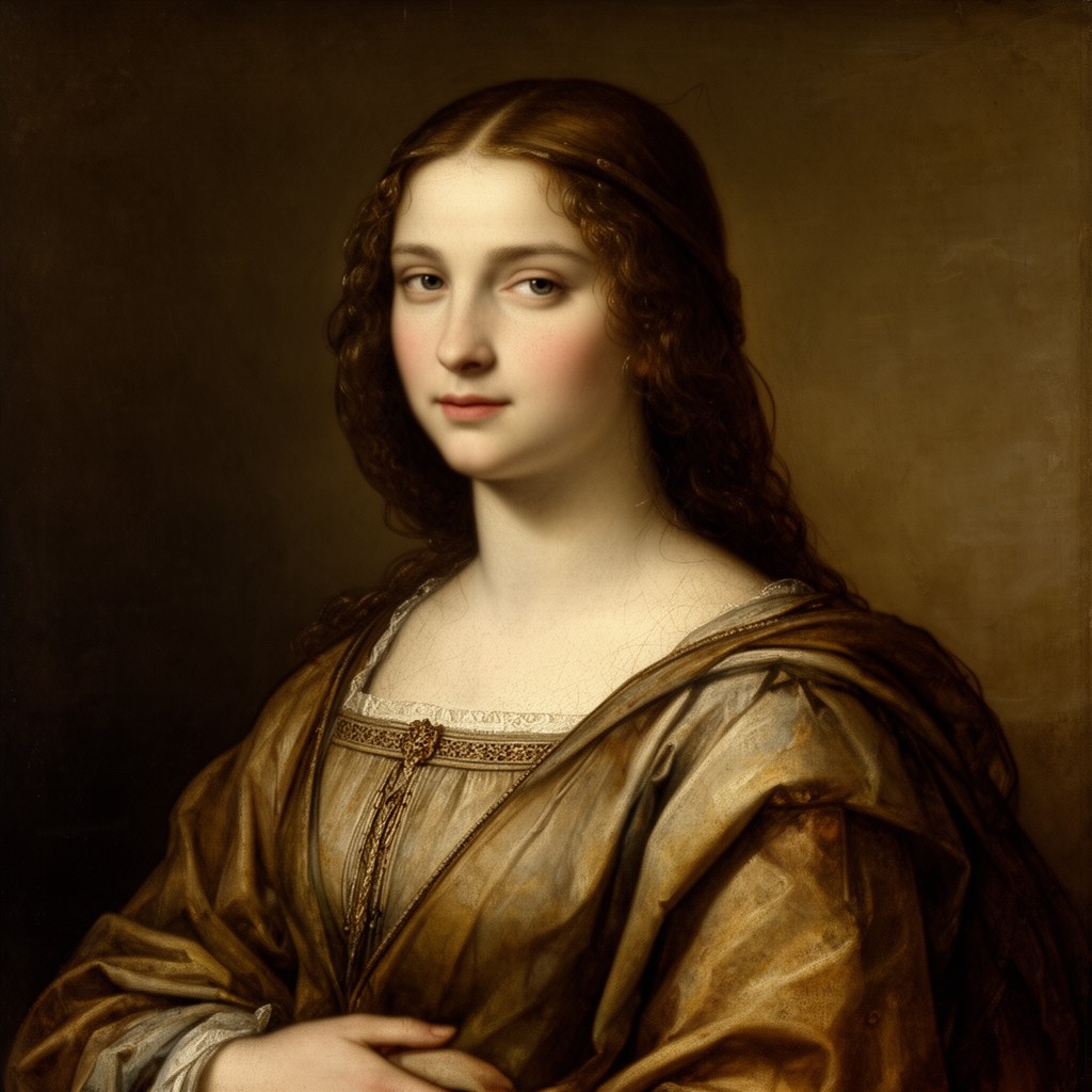 AI-generated illustration of La Fornarina