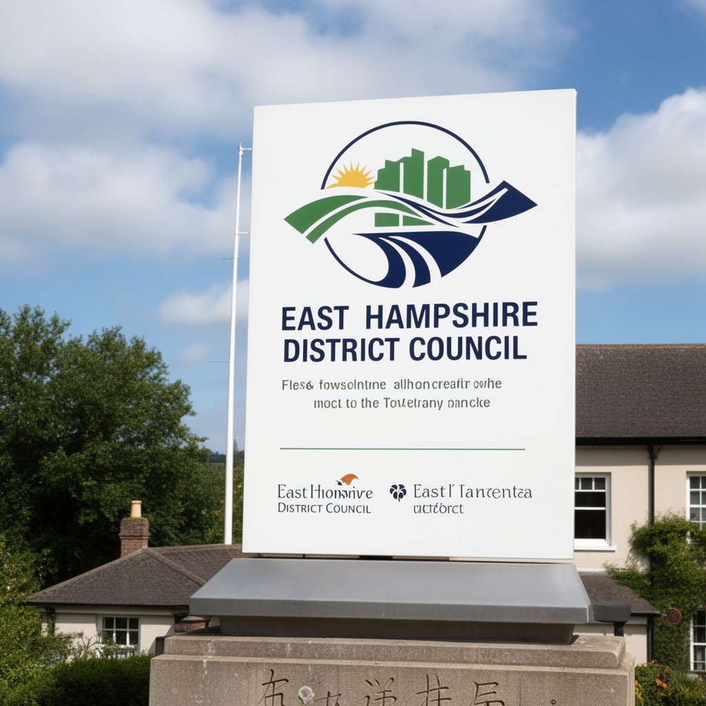 AI-generated illustration of East Hampshire District Council