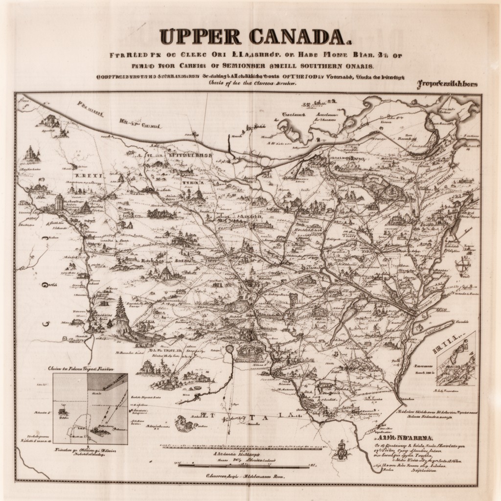 AI-generated illustration of Upper Canada