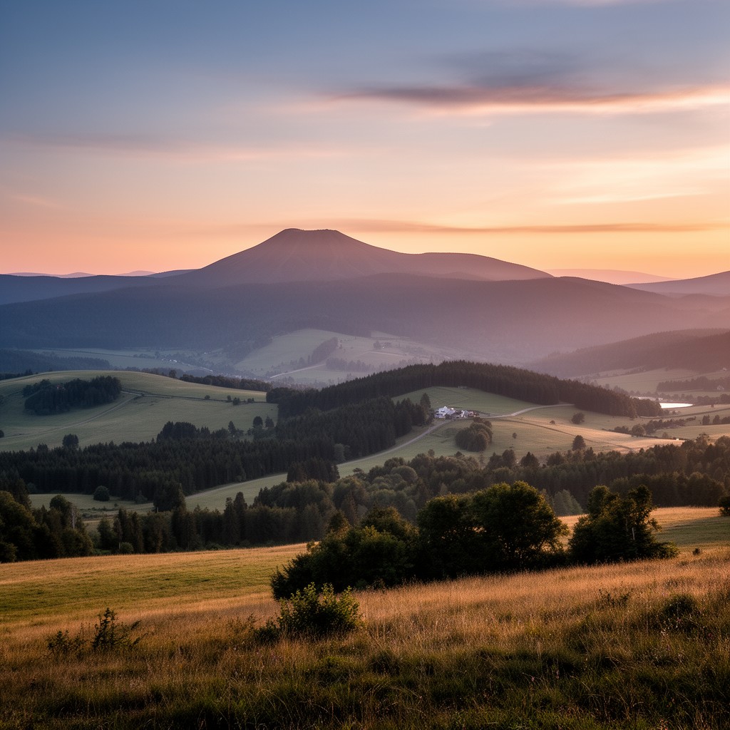 AI-generated illustration of Rhön