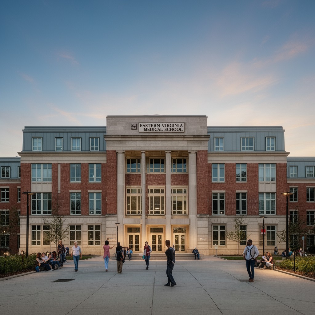 AI-generated illustration of Eastern Virginia Medical School