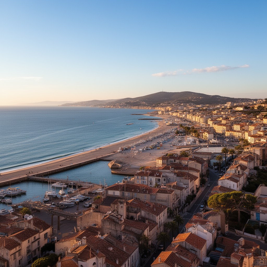 AI-generated illustration of Port-la-Nouvelle