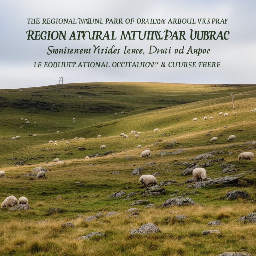 AI-generated illustration of Regional Natural Park of Aubrac