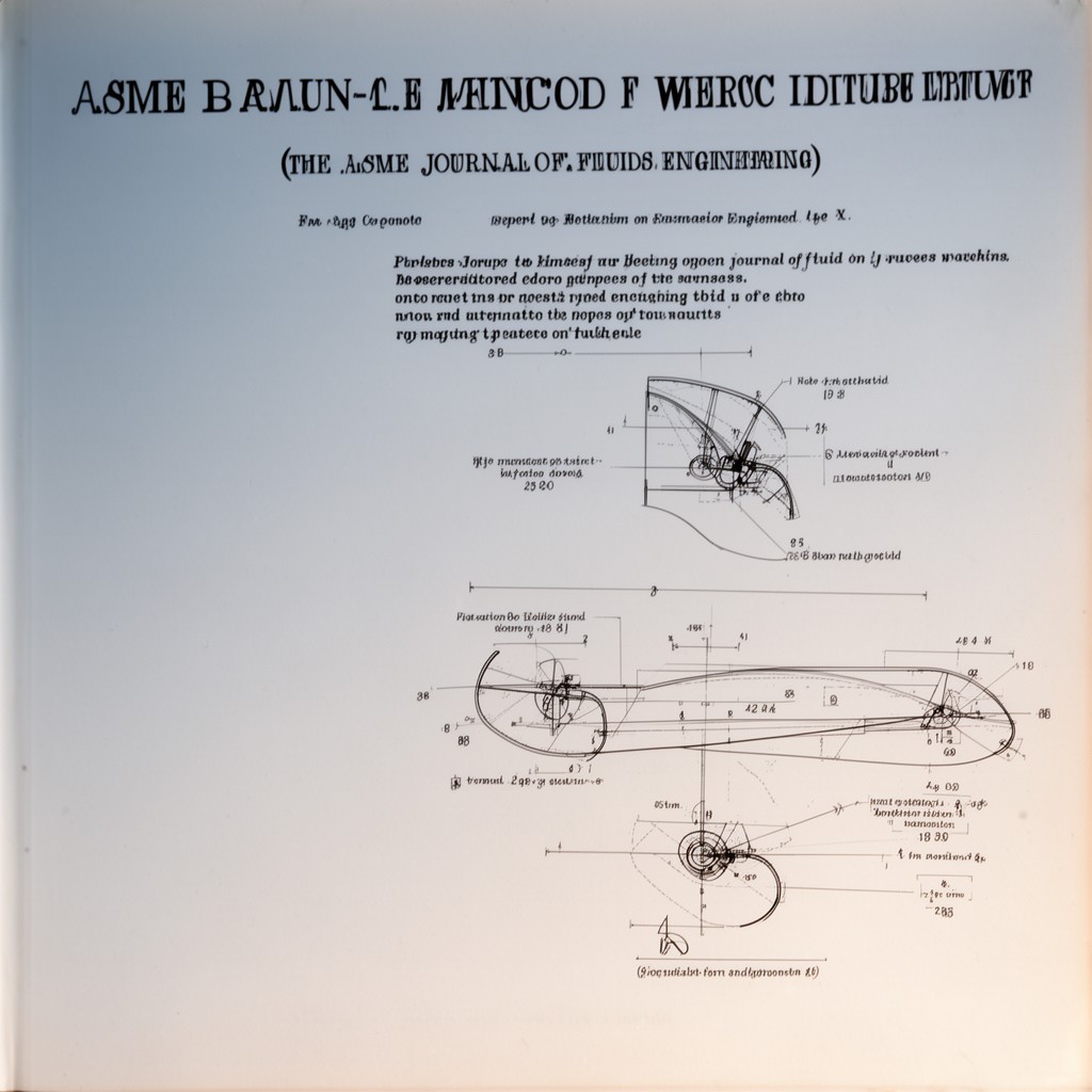 AI-generated illustration of ASME Journal of Fluids Engineering