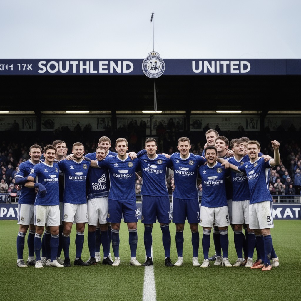 AI-generated illustration of Southend United F.C.