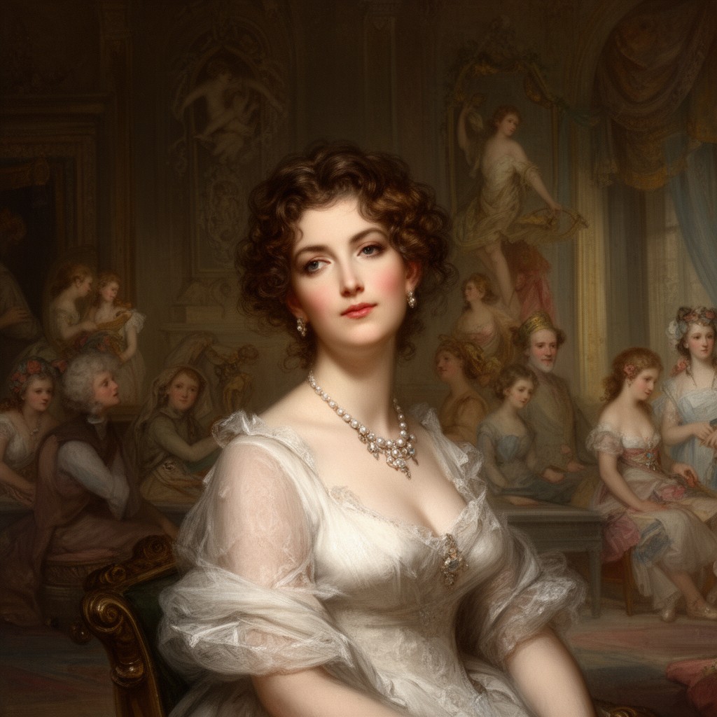 AI-generated illustration of Princess Borghese