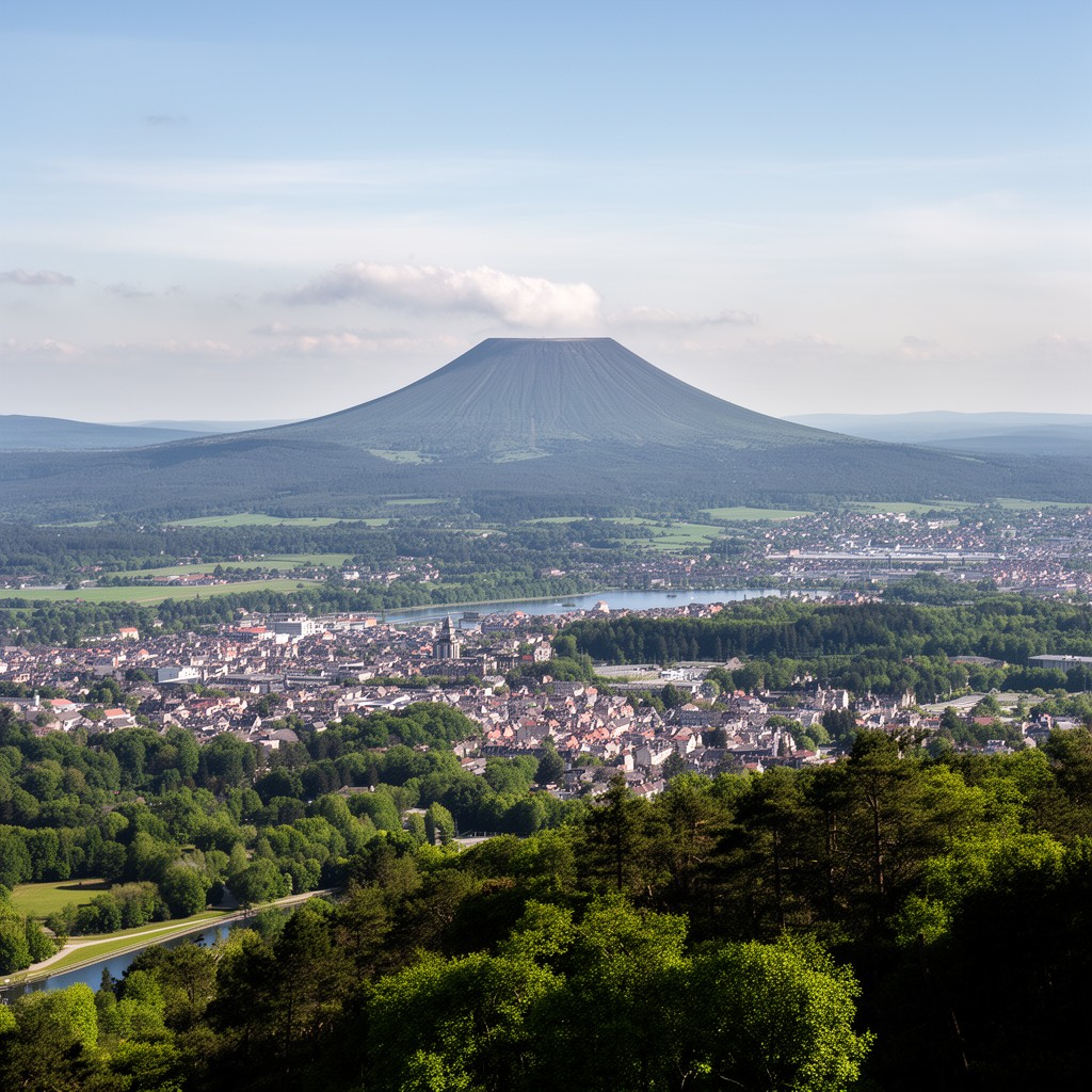 AI-generated illustration of Puy-de-Dôme department