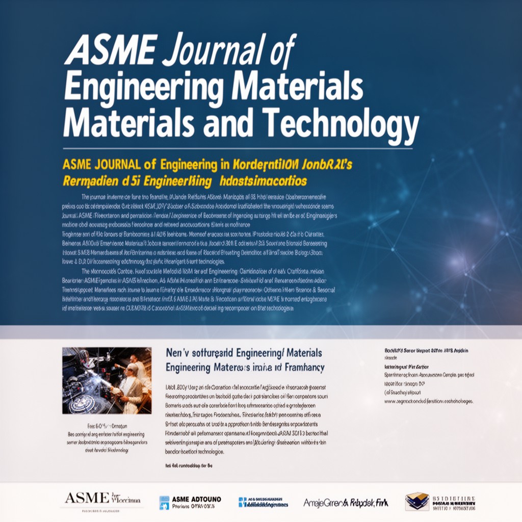AI-generated illustration of ASME Journal of Engineering Materials and Technology